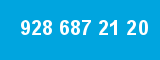 928 687 21 20 928 687 21 20